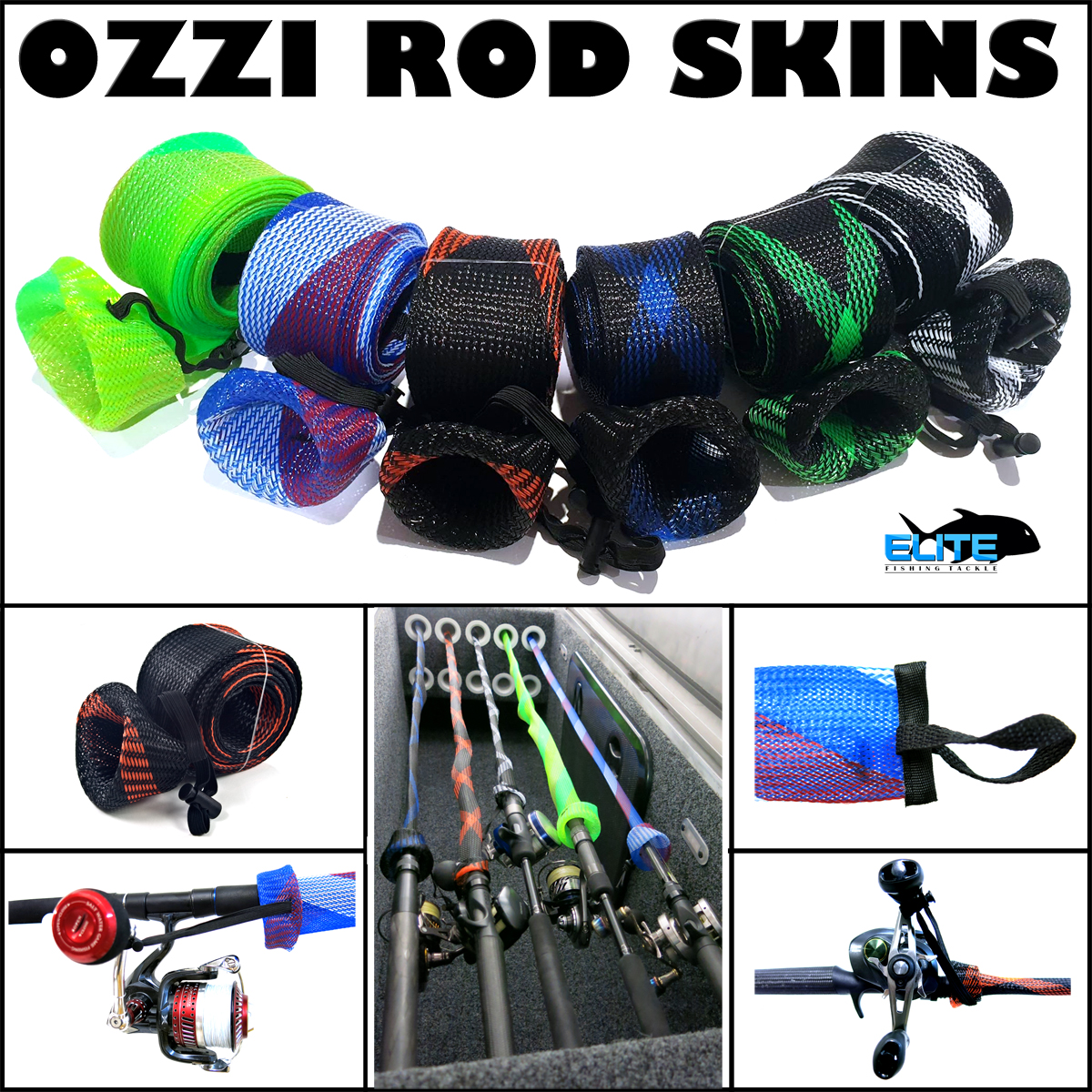 Ozzi Rod Skin (rod covers for overhead and spin rods)
